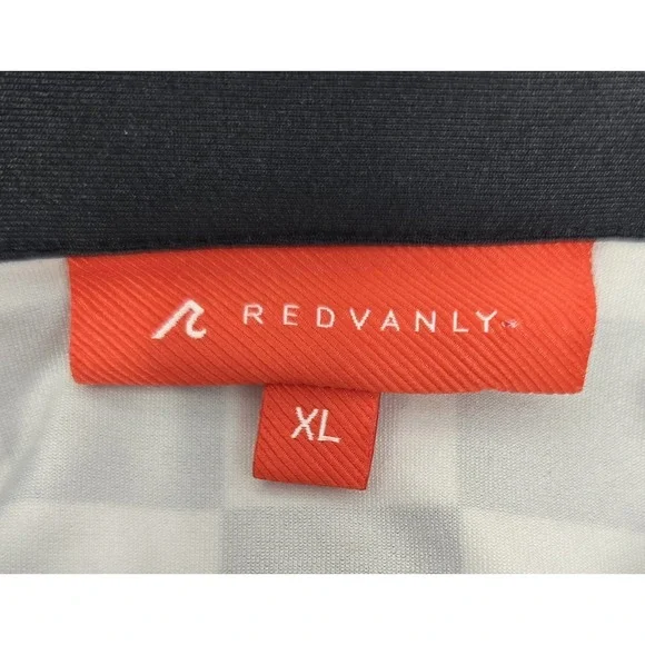 Redvanly Shirt Mens XL Cedres Polo Black/White Golf PUREpoly 4 Way Stretch R2522 - Picture 5 of 6